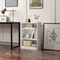 Costway 2 PCS 3-Tier Bookcase Open Multipurpose Display Rack Cabinet with Adjustable Shelves White/Black/Brown
